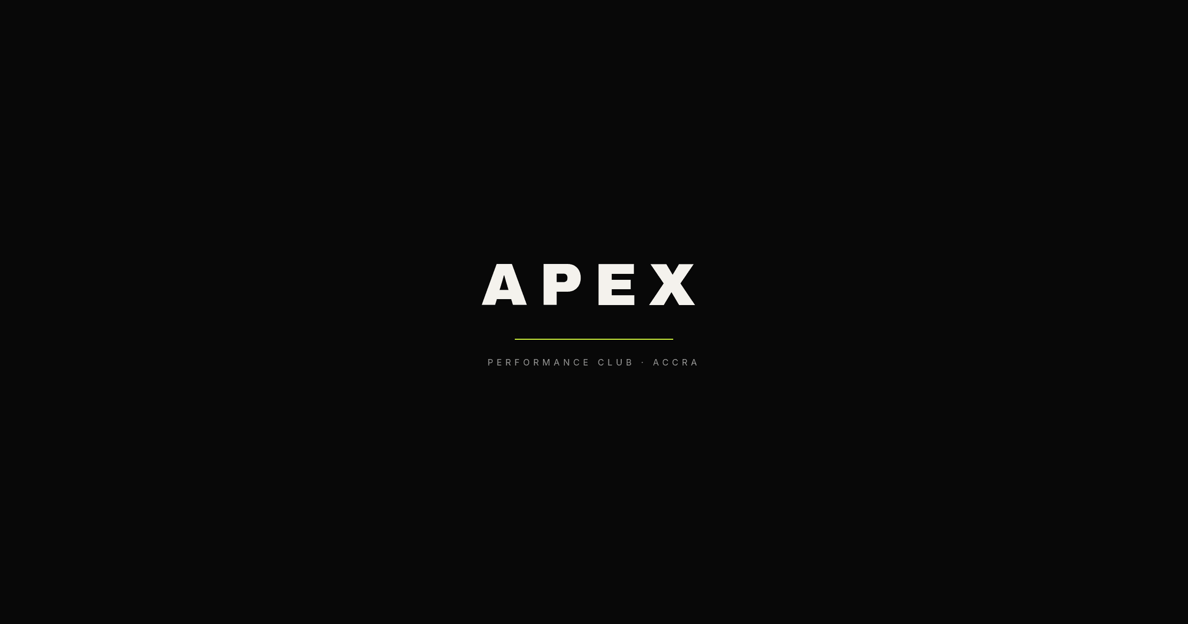 APEX PERFORMANCE CLUB project detail 1